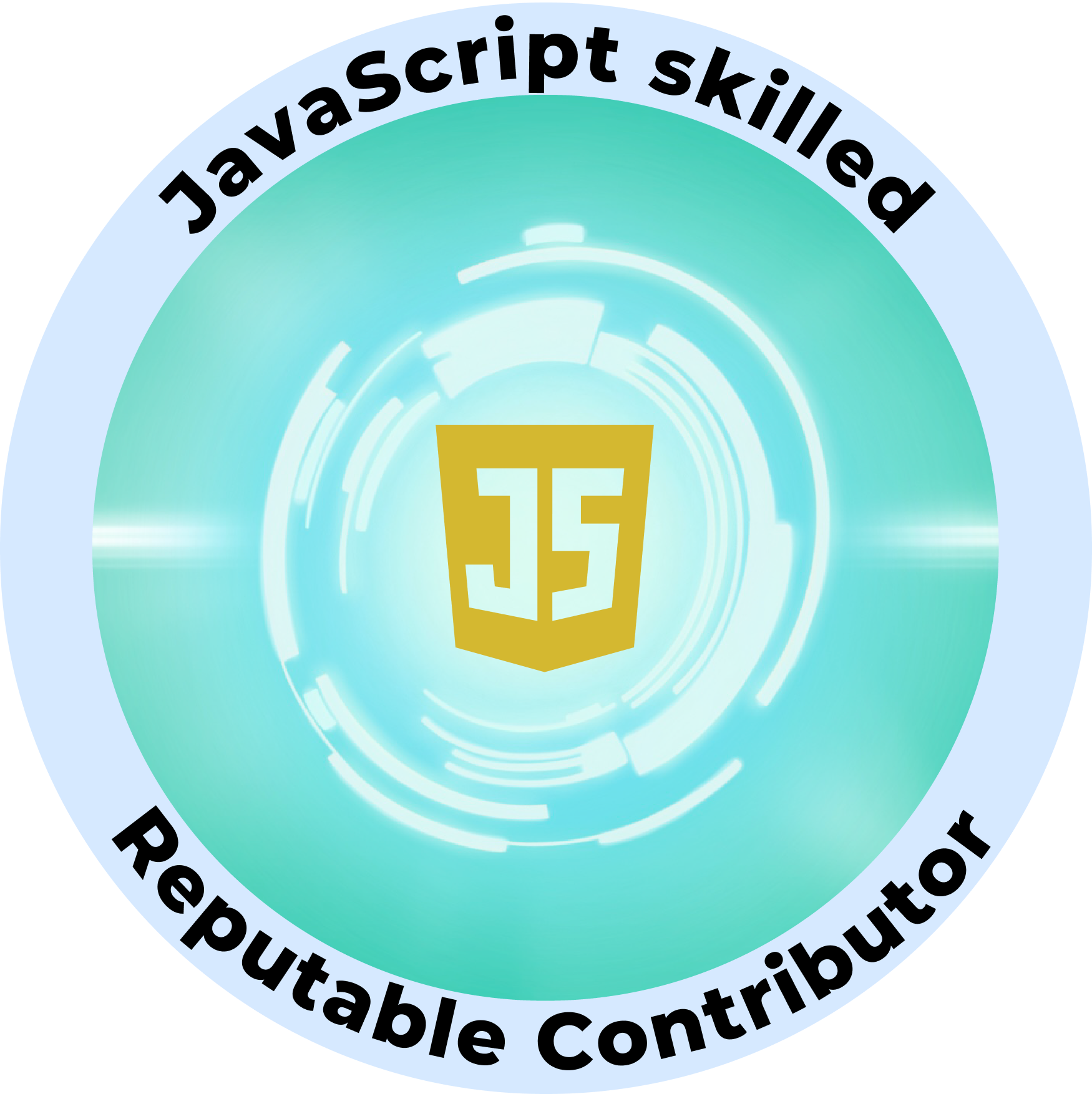 Web3 Badge | Reputable Javascript Skilled Contributor logo