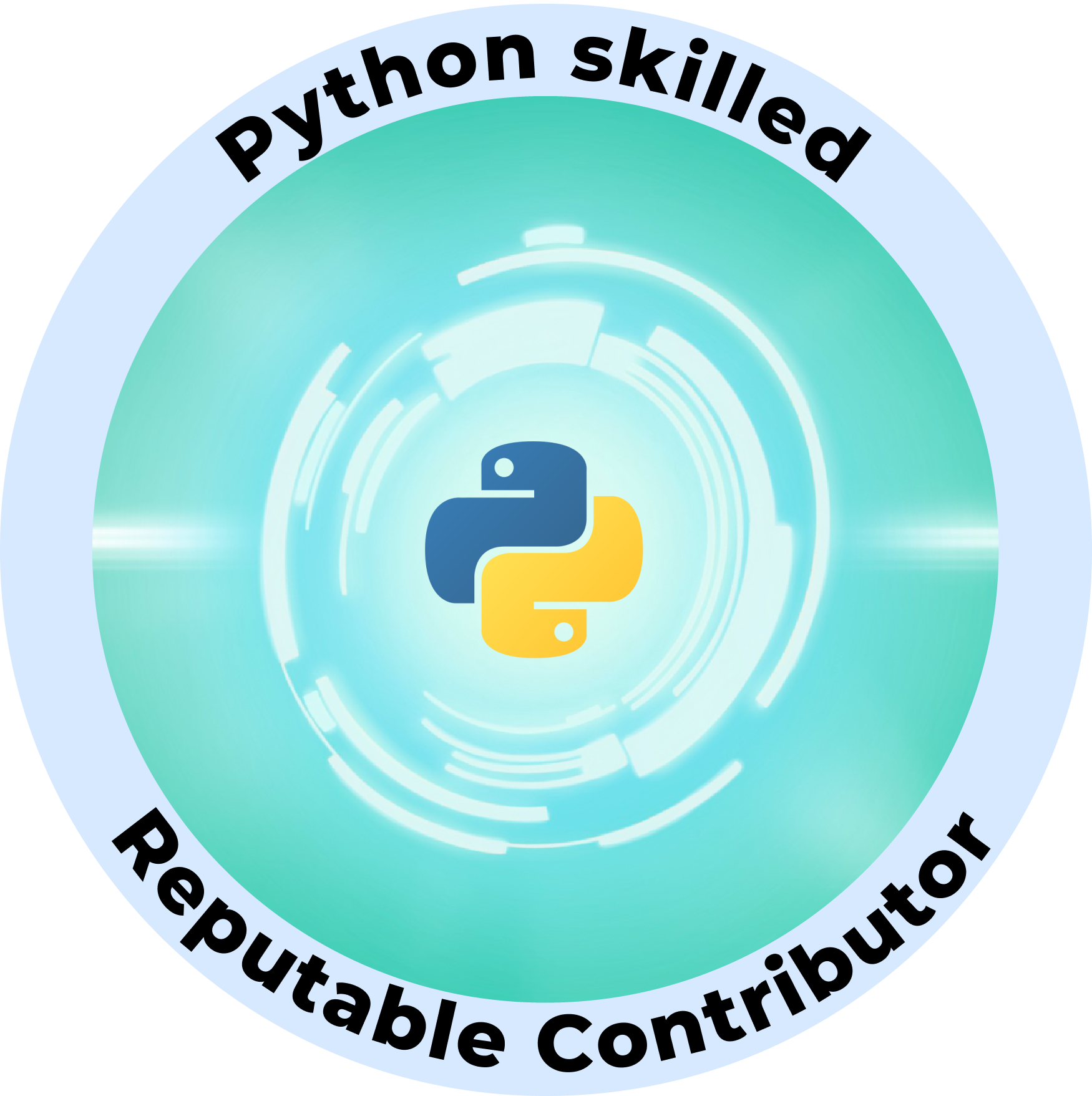 Web3 Badge | Reputable Python Skilled Contributor logo