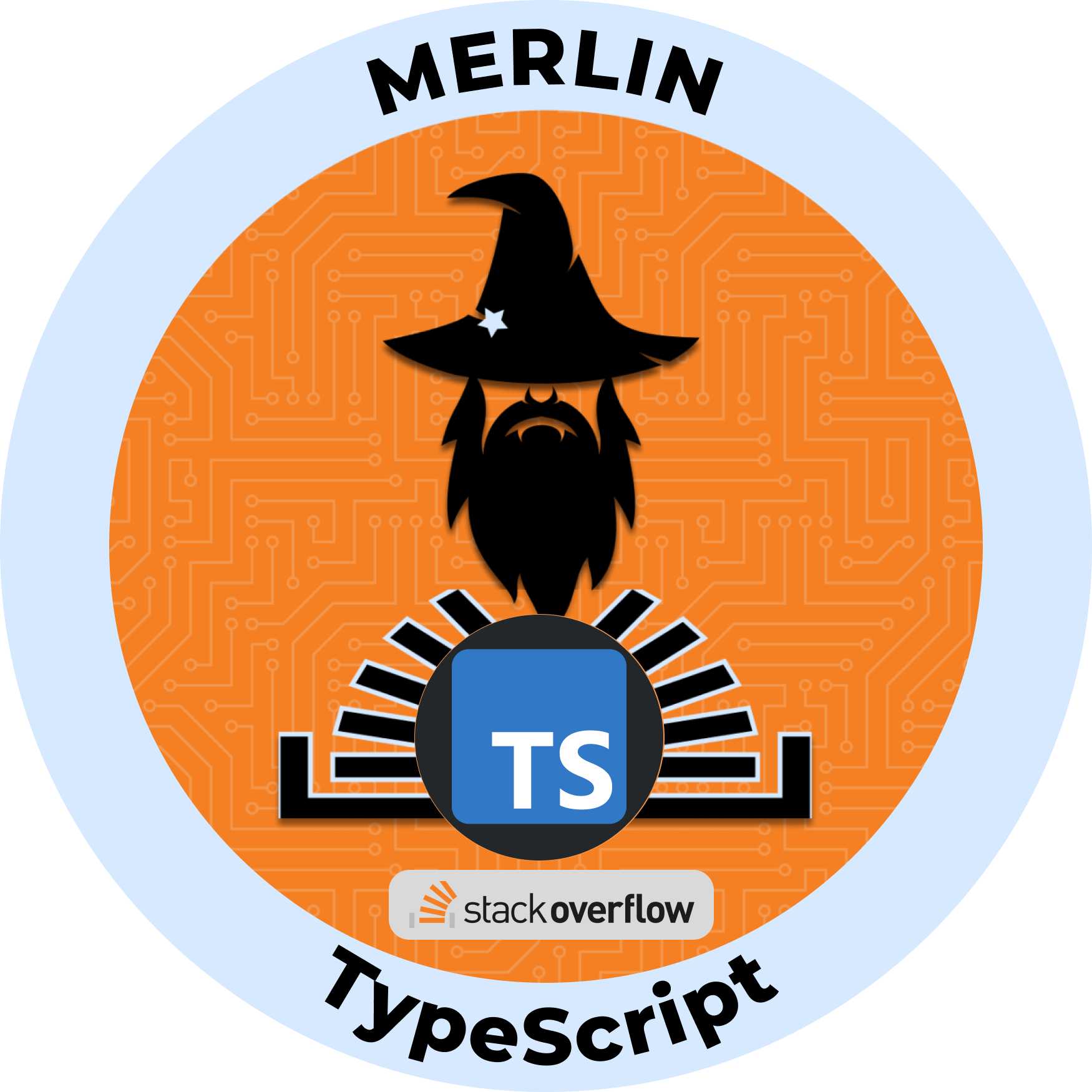 Web3 Badge | SO TypeScript Merlin logo