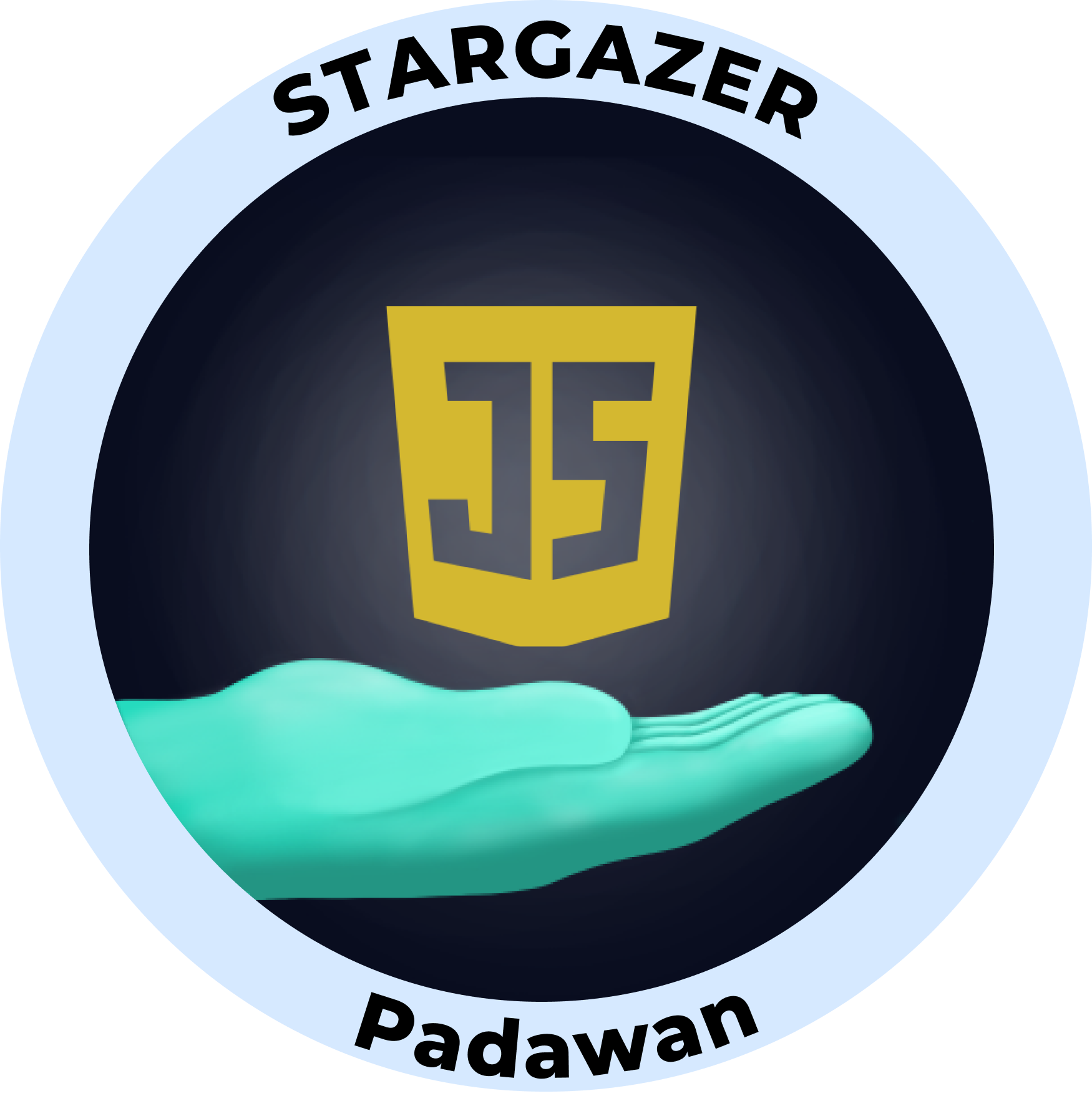 Web3 Badge | Stargazer: JavaScript Padawan logo